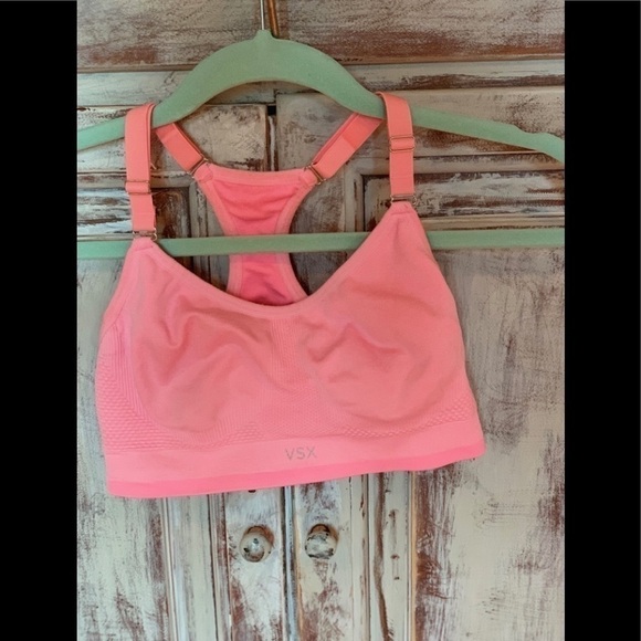 Victoria's Secret Other - VSX Racerback Sports Bra Window Back Bubblegum​​​​​​​​​